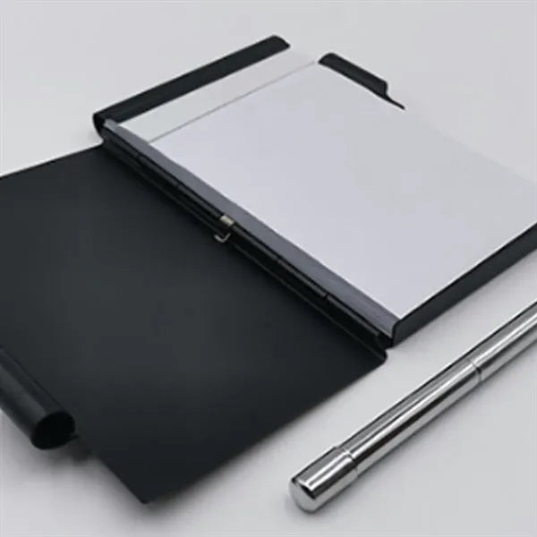 Lightweight Refillable Mini Aluminum Cover Journal with Pen