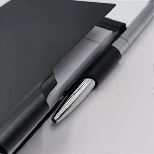 Lightweight Refillable Mini Aluminum Cover Journal with Pen