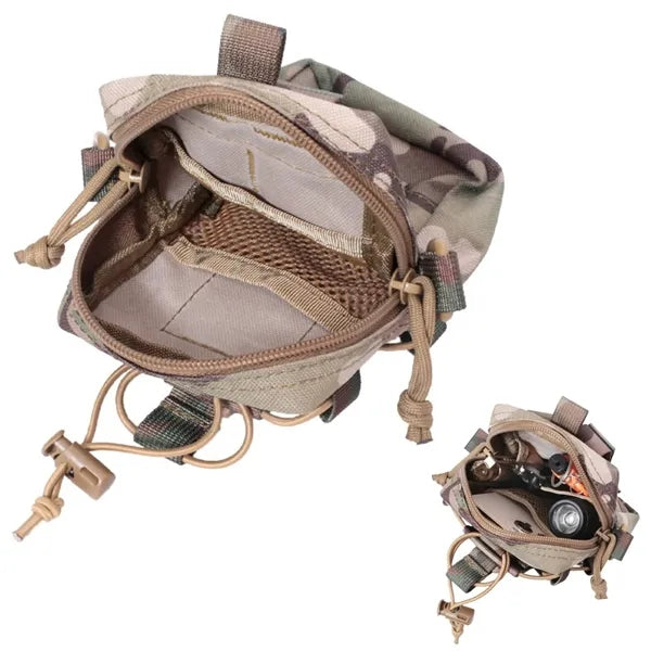 Tactical MOLLE Utility Pouch With Phone & Bottle Holder