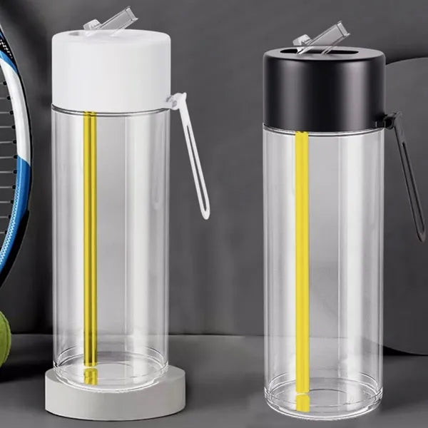 20Oz Large Capacity Tritan Bottle With Straw And Carry Strap