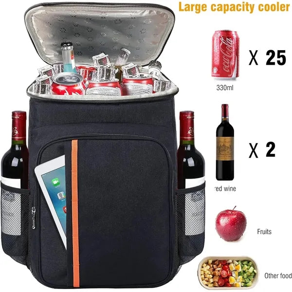 Logo Outdoor Insulated Picnic Cooler Backpack