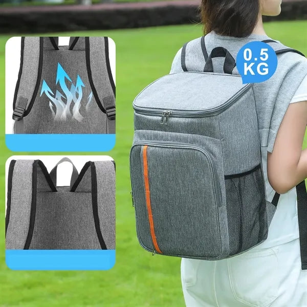 Logo Outdoor Insulated Picnic Cooler Backpack