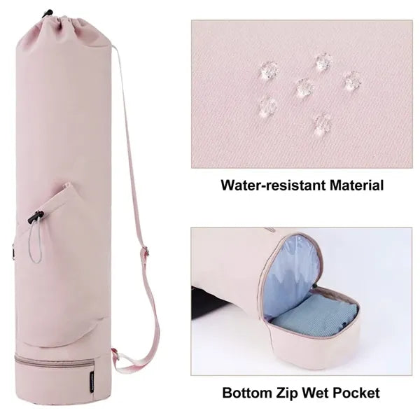 Exercise Yoga Mat Carrier Multi-Functional Storage Bag