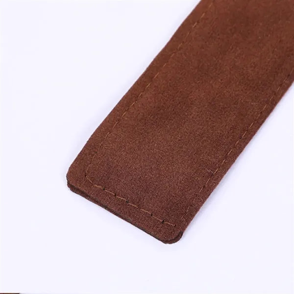 Metal Smooth Writing Ballpoint Pen Set Soft Flannel Sleeve