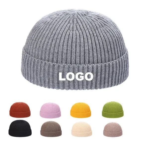Fisherman Beanie Roll up Edge Skullcap