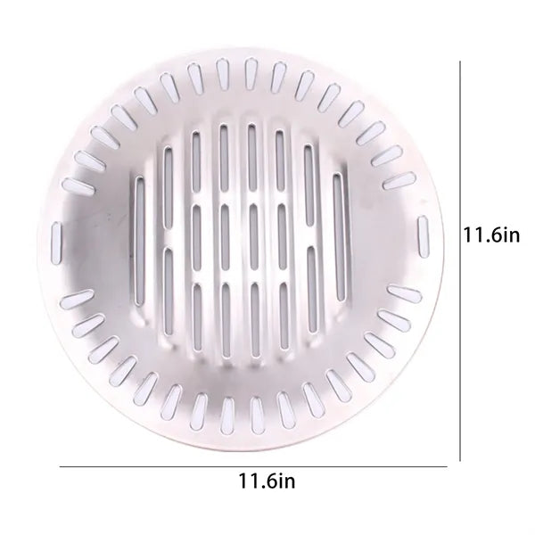 13" Korean-Style Stainless Steel Non-Stick Barbecue Pan