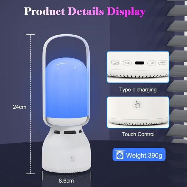 Bluetooth Speaker with Lights Rechargeable