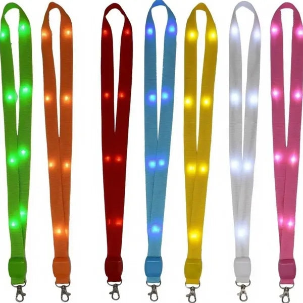 Christmas LED Light Up Lanyard