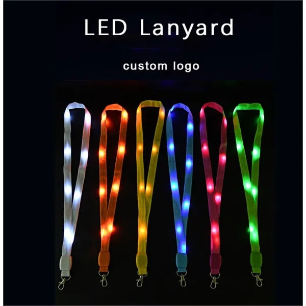 Christmas LED Light Up Lanyard