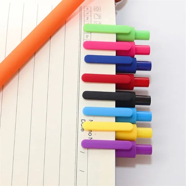 Anti-Skid Grip Large Ink Capacity Press-Type Ballpoint Pen