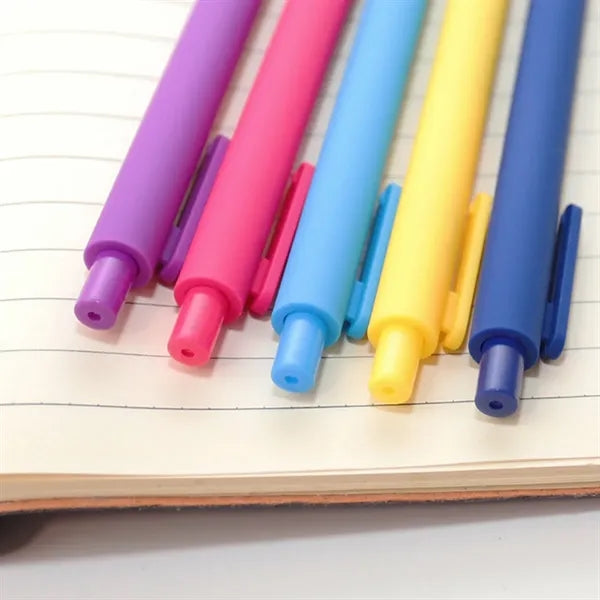 Anti-Skid Grip Large Ink Capacity Press-Type Ballpoint Pen