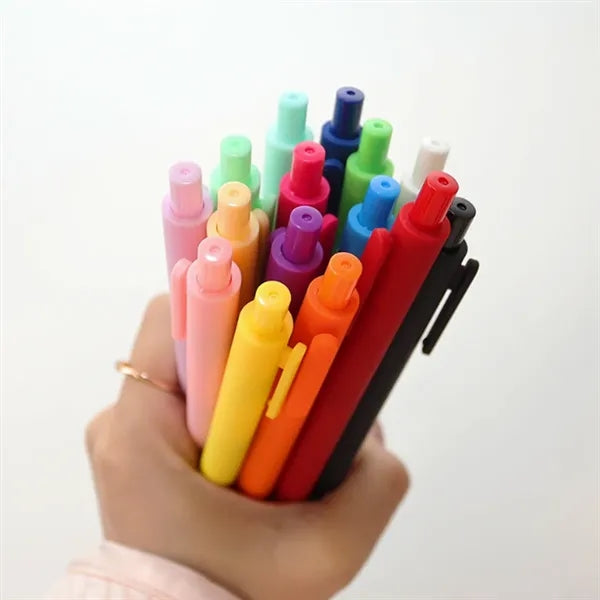 Anti-Skid Grip Large Ink Capacity Press-Type Ballpoint Pen