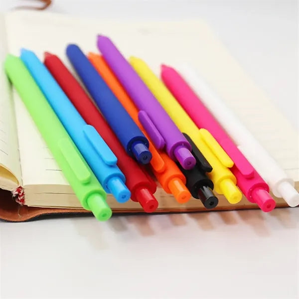 Anti-Skid Grip Large Ink Capacity Press-Type Ballpoint Pen