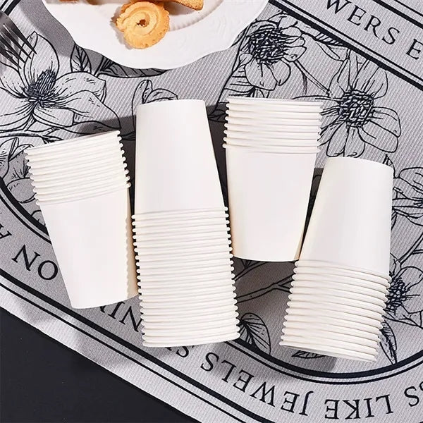 Disposable paper cups