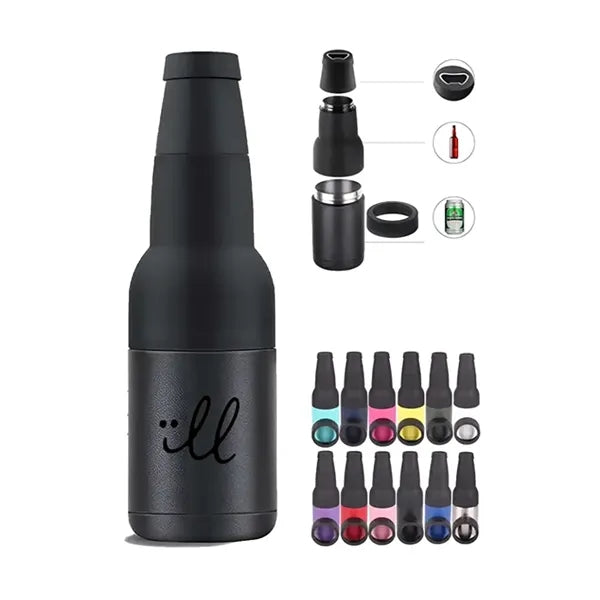 3 in 1 Beer Bottle Insulator Can Cooler