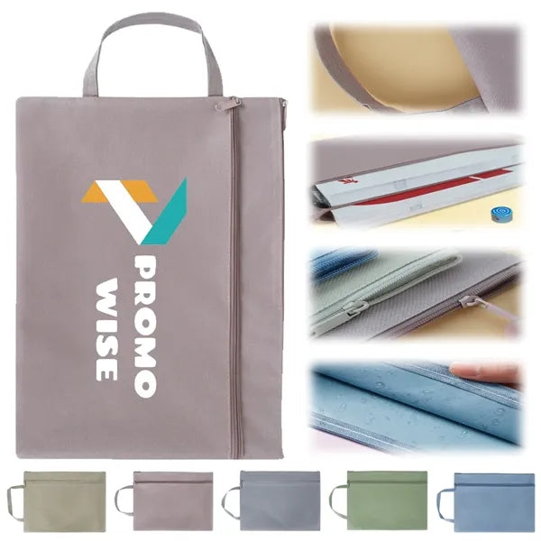A4 Lightweight Multi-Layer Zipper Oxford Organizer Bag