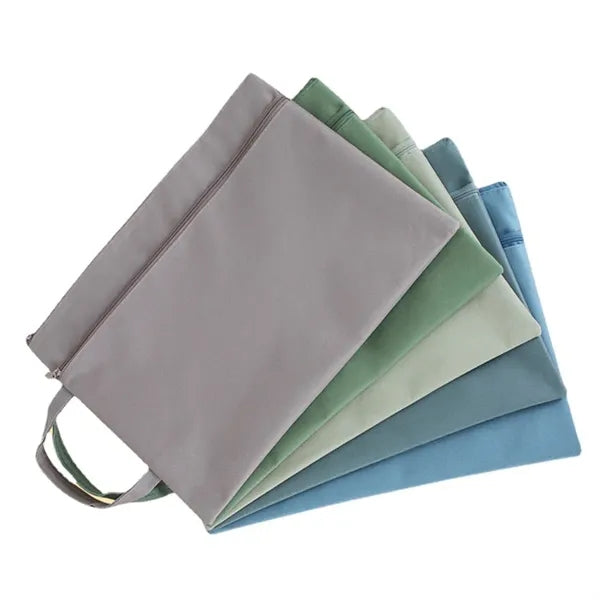 A4 Lightweight Multi-Layer Zipper Oxford Organizer Bag