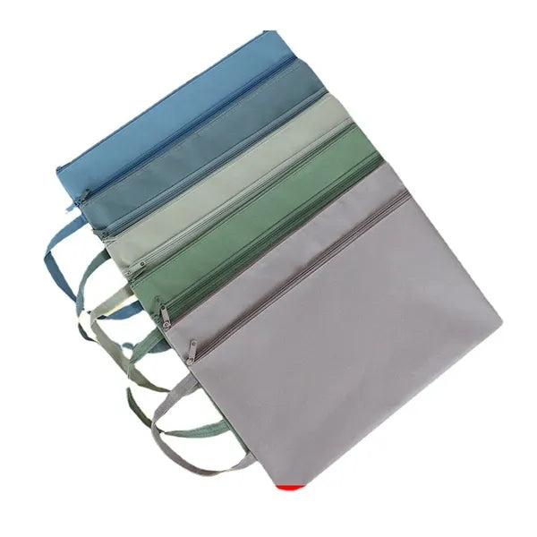 A4 Lightweight Multi-Layer Zipper Oxford Organizer Bag