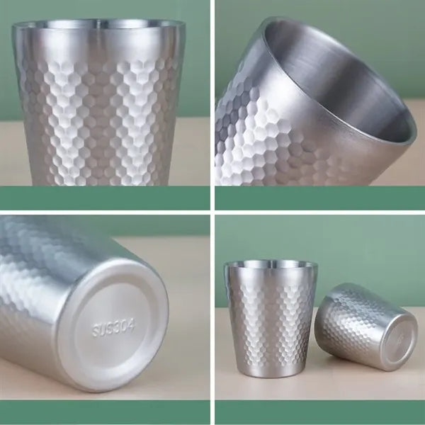 Double Layer 12Oz Diamond Water Glass