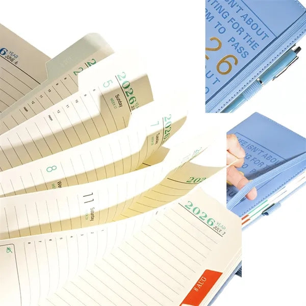 Weekly Monthly Daily Planner 2025-2026 Notebook
