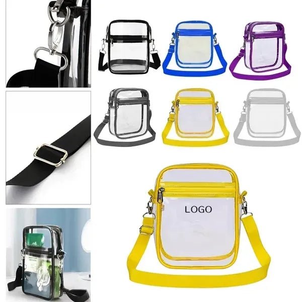 Clear View Phone Bag - Transparent Crossbody Case