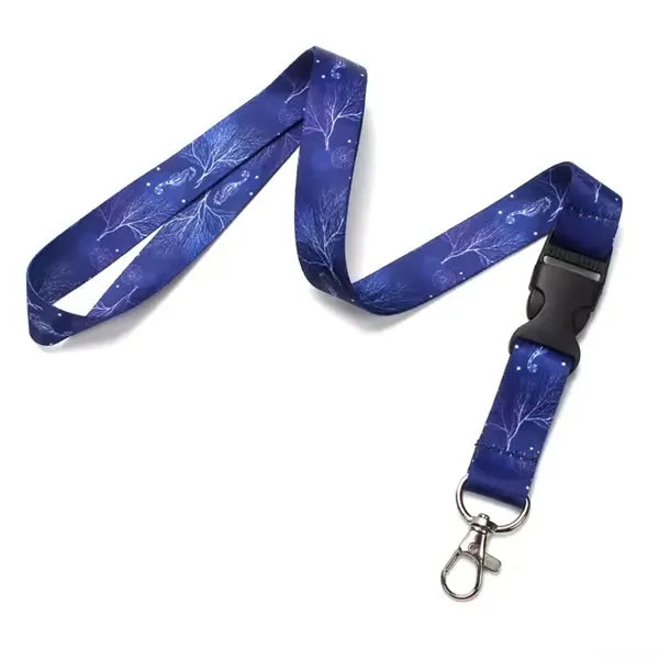 Work Badge Polyester Lanyard - Durable ID Holder Strap