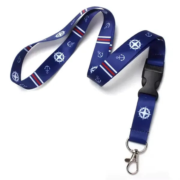 Work Badge Polyester Lanyard - Durable ID Holder Strap