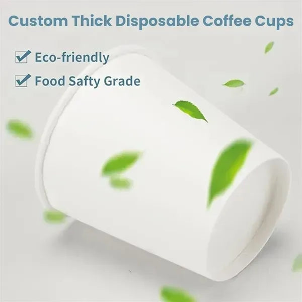 7oz Thick Insulated Coffee Cups - Disposable Hot Drinkware