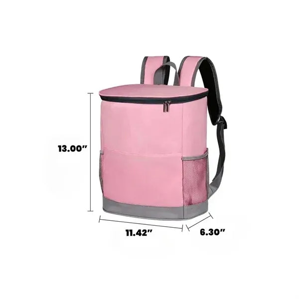 Colorful Insulated Cooler Backpack - Spacious Travel Bag