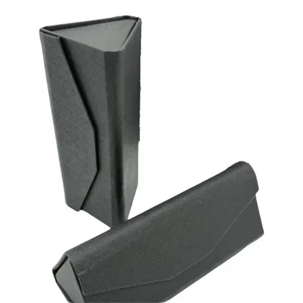 Foldable Triangular Eyeglass Case - Portable and Compact