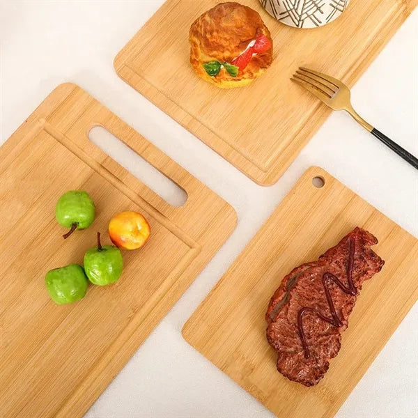 Wooden Cutting Board with Handle - Eco-Friendly Kitchen Tool