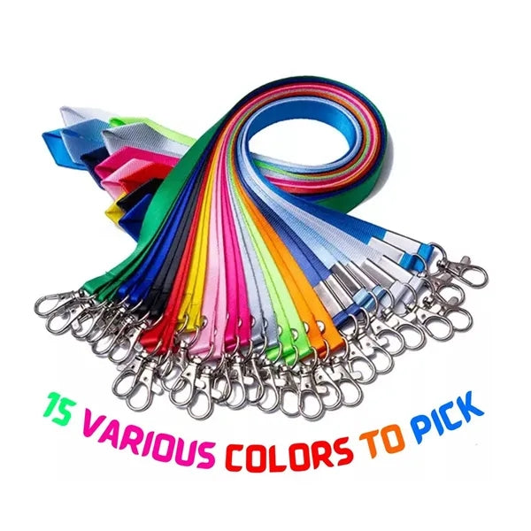 Full Color 3/4" Polyester Detachable Buckle Lanyard
