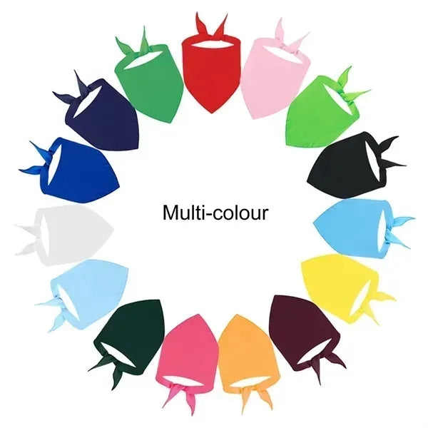 Pet Triangle Bandana - Mini Solid Color Bandana
