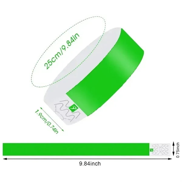 DuPont Disposable Wristband - Tear-Resistant Event Accessory
