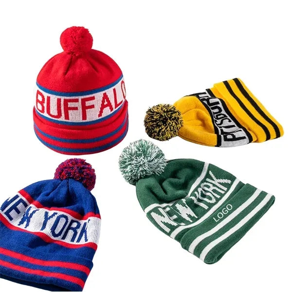 Winter Beanie - Acrylic Knit Hat