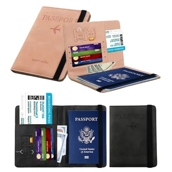 RFID Blocking Passport Holder - Secure Travel Wallet