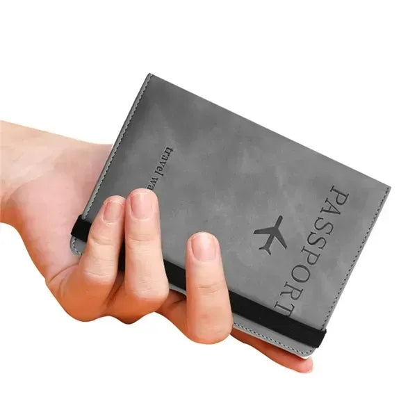 RFID Blocking Passport Holder - Secure Travel Wallet