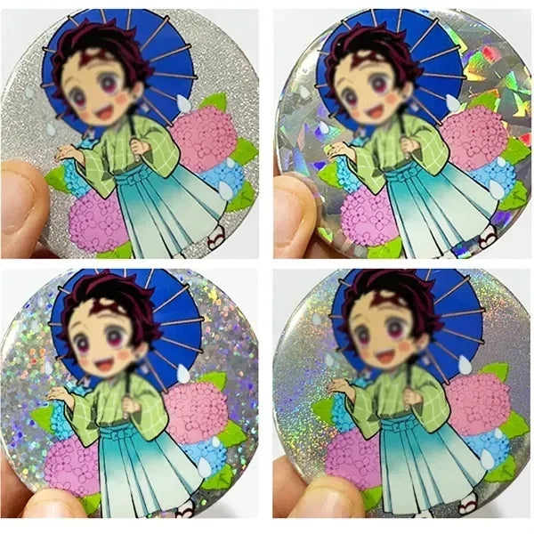 Anime Pin Badge - Full-Color Printed 1.7in Design