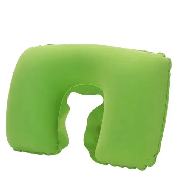 PVC Flocked U-Shaped Neck Pillow - Travel Cushion