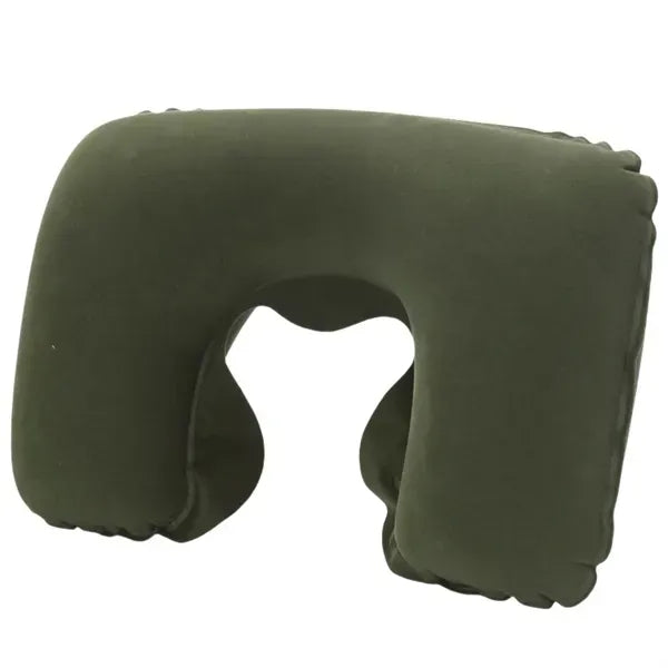 PVC Flocked U-Shaped Neck Pillow - Travel Cushion