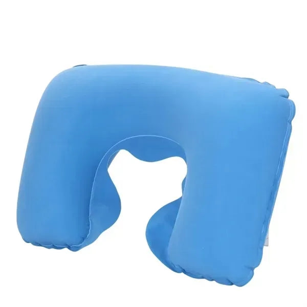 PVC Flocked U-Shaped Neck Pillow - Travel Cushion