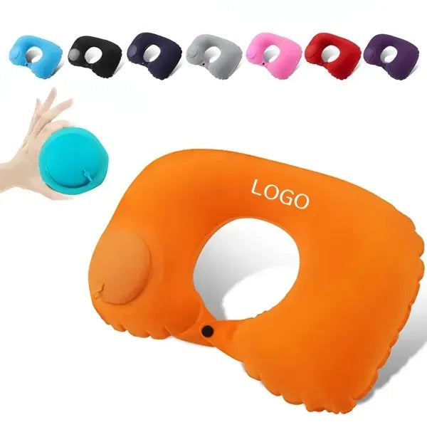 Portable Cooling U-Pillow - Inflatable Neck Support