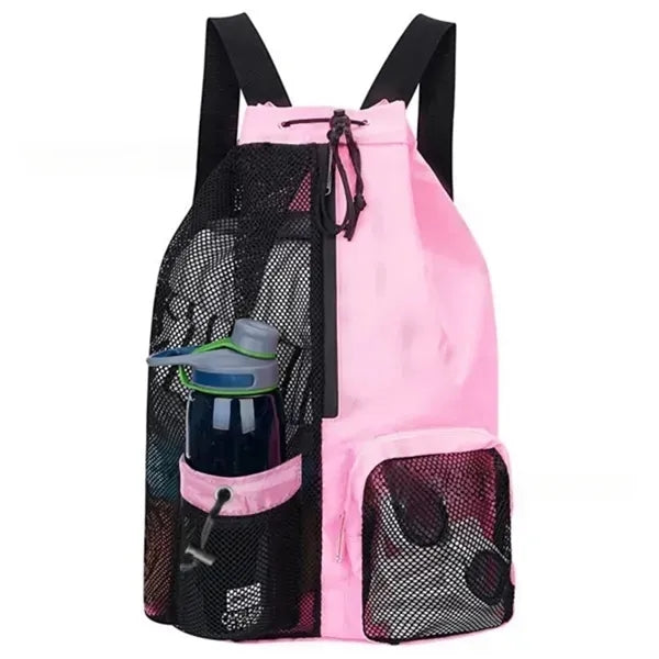 Large Mesh Mommy Backpack - Waterproof Swim Bag for Pool