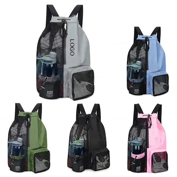 Large Mesh Mommy Backpack - Waterproof Swim Bag for Pool