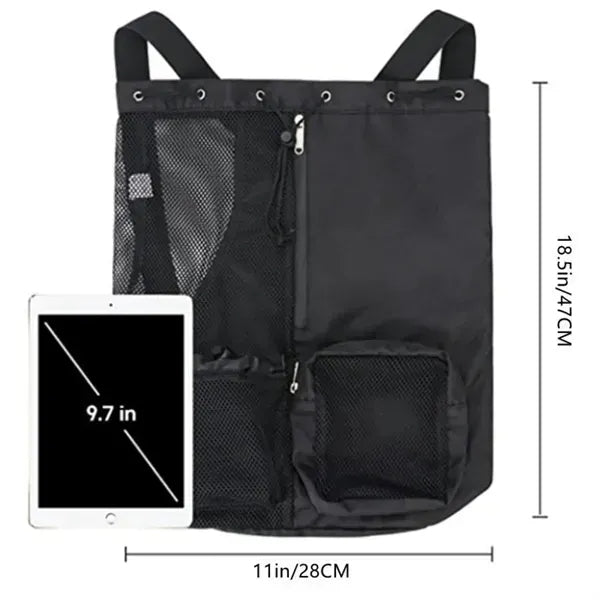 Large Mesh Mommy Backpack - Waterproof Swim Bag for Pool