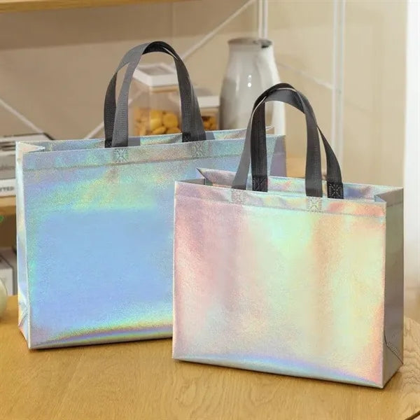 Iridescent Party Gift Bags - Non-Woven Material