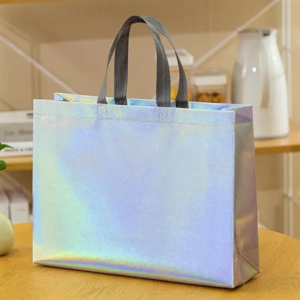 Iridescent Party Gift Bags - Non-Woven Material