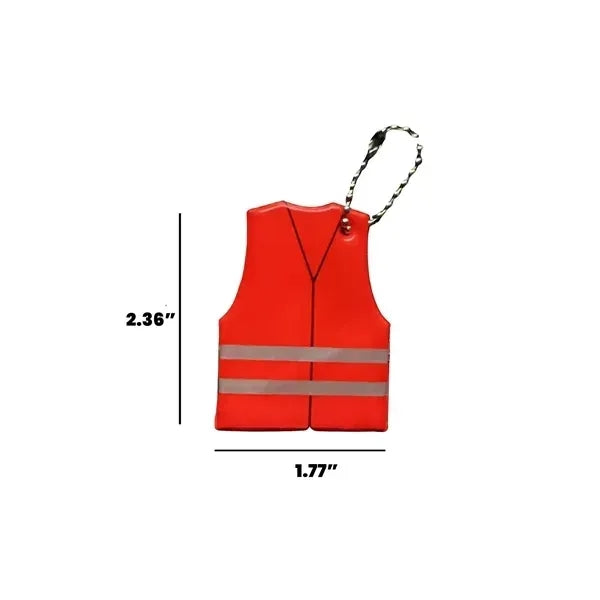Reflective Safety Key Chain - High Visibility Pendant