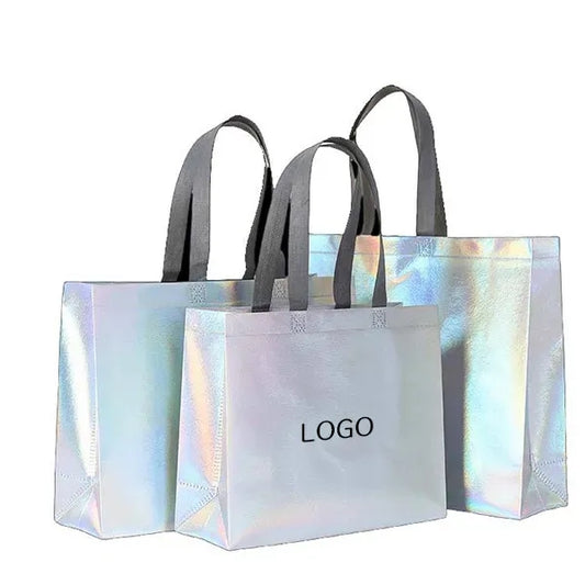 Iridescent Party Gift Bags - Non-Woven Material