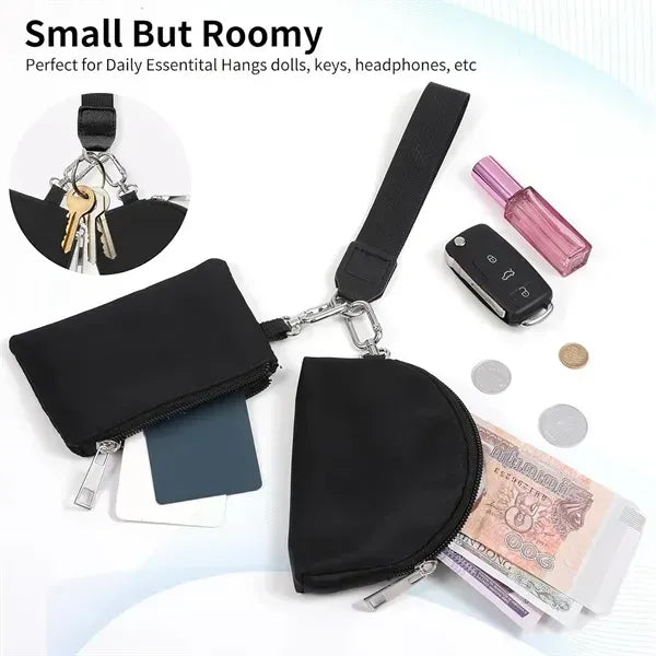 Compact Wrist Wallet - Travel-friendly Arm Bag